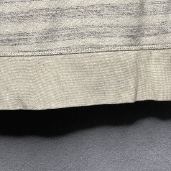 Vans Hoodie Womens M Beige Gray Striped Full Zip Hoodie - Picture 6 of 6